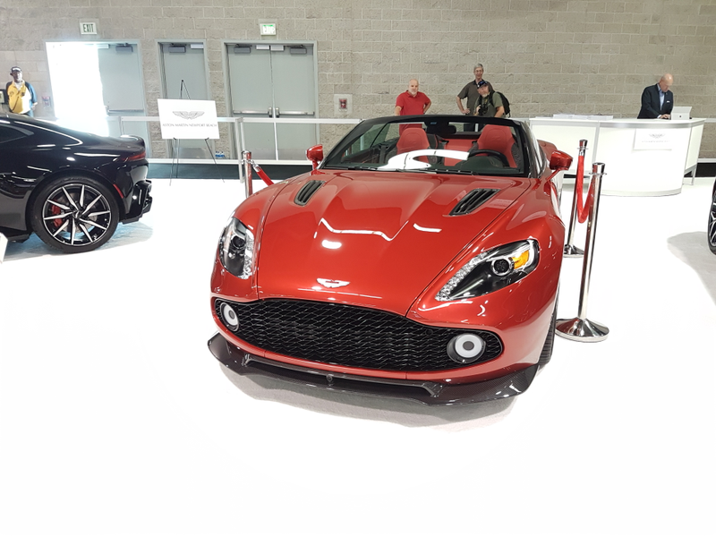 1 of 99 Vanquish Zagato Volante. My dad said the $800k sticker price on it absurd even after I pointed to the Koenigsegg. You could actually walk up to the Aston Martins at this show (because you can actually consider them practical in Orange County; they’ve had Bentleys on display just like a typical Chevy in prior years)